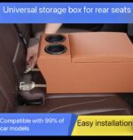 Multifunction car rear seat arm rest/ storage box - Image 4